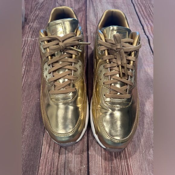 NIKE AIR MAX 90 PREMIUM ID "LIQUID GOLD"
Style # 708279 994 NIKEiD
No Box - Picture 3 of 13